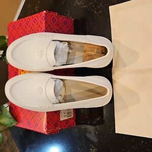 Tory Burch Women's White Rain Loafers